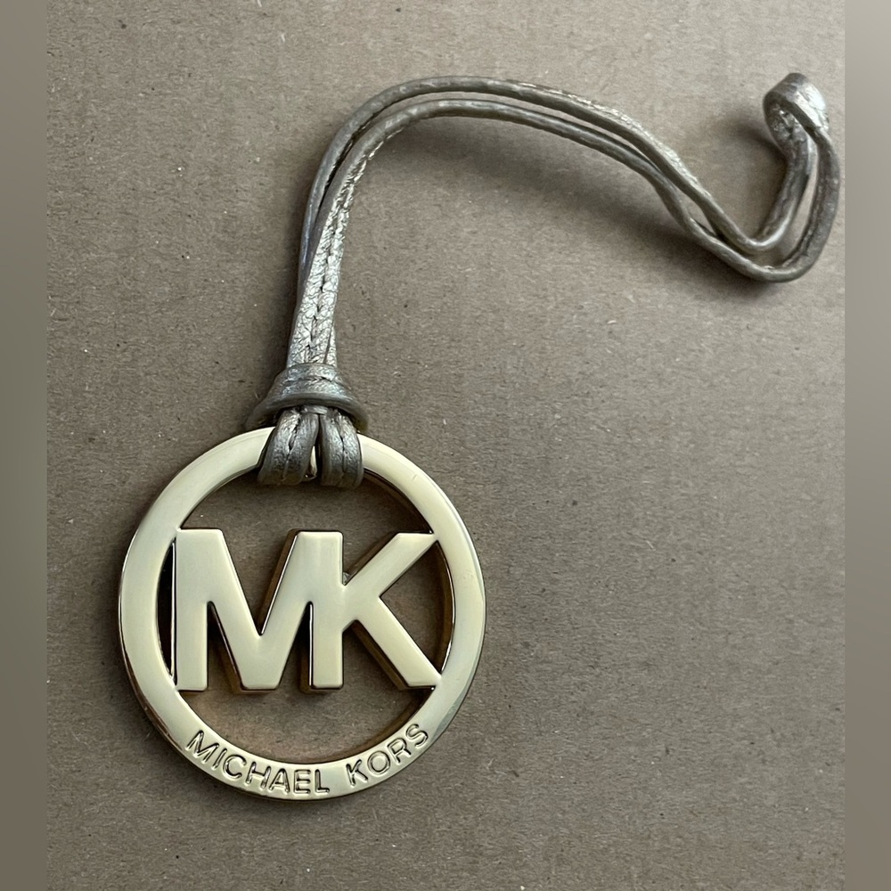 Michael Kors MK Gold Tone, Purse Bag Key Charm